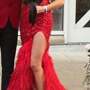 Portia and Scarlett gown